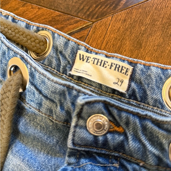 We The Free Moxie Pull-On Barrel Jeans- Truest Blue - Picture 7 of 10